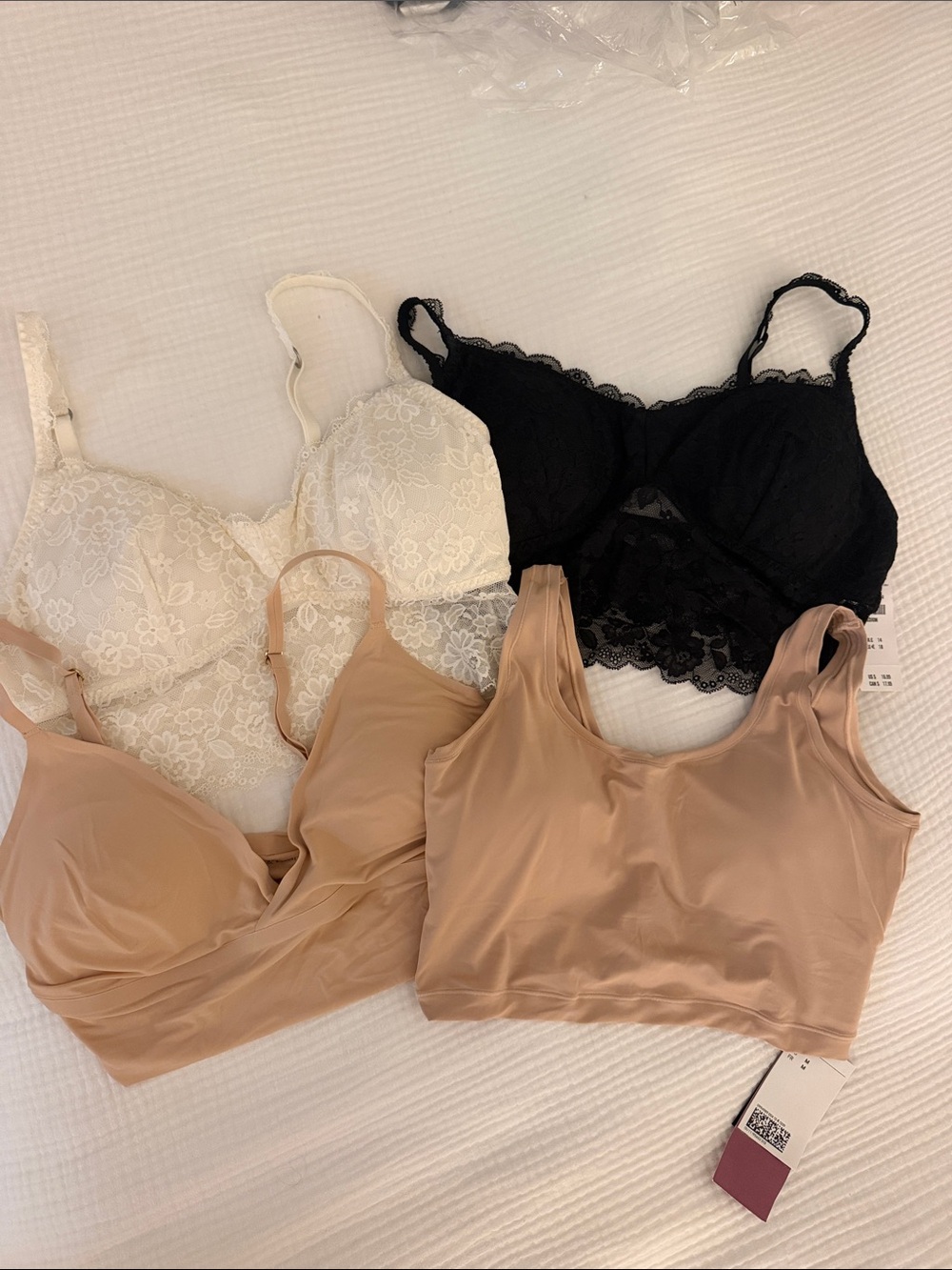 Medium Size Bralette bundle H&M Hollister Abercrombie NWT